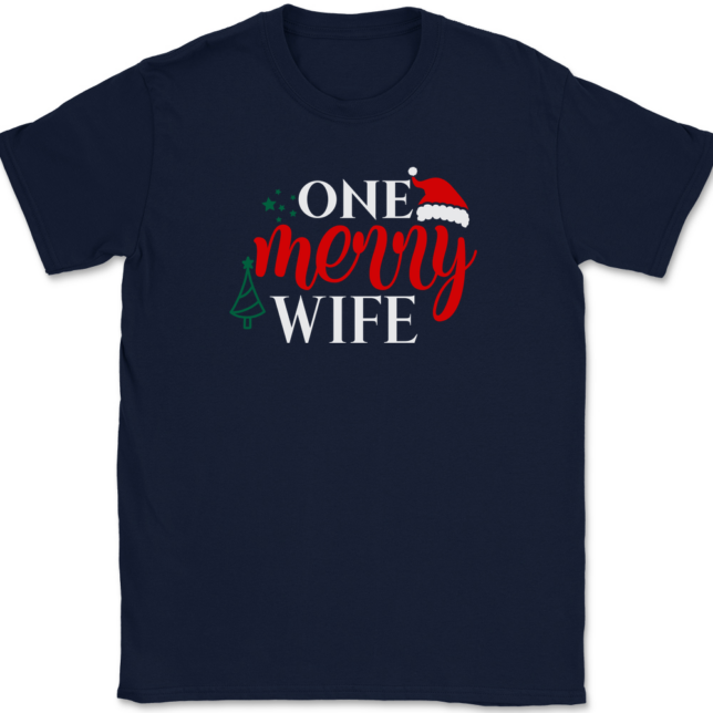 One Merry Wife T-Shirt Mens Tee - Image 6