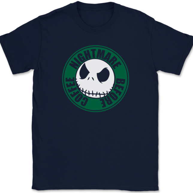 Nightmare Before Coffee T-Shirt Mens Tee - Image 6