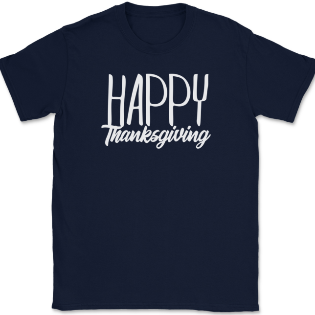 Happy Thankgiving T-Shirt Mens Tee - Image 6