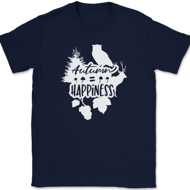 Autumn Happiness T-Shirt Mens Tee - Image 6