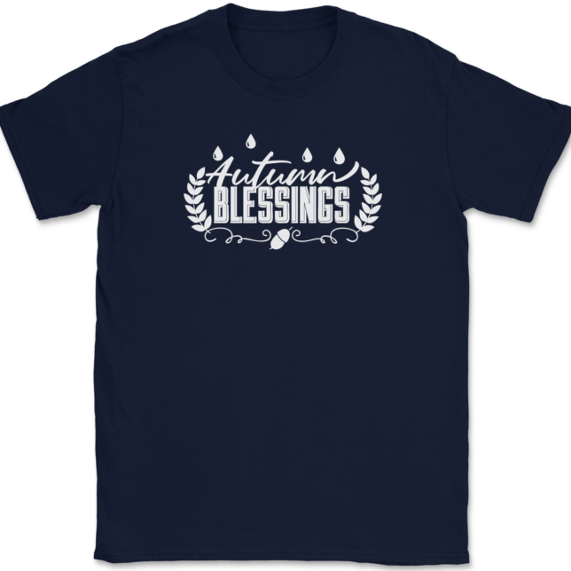 Autumn Blessings T-Shirt Mens Tee - Image 6