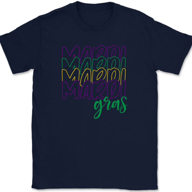 Mardi Mardi Mardi Mardi Gras T-Shirt Mens Tee - Image 6