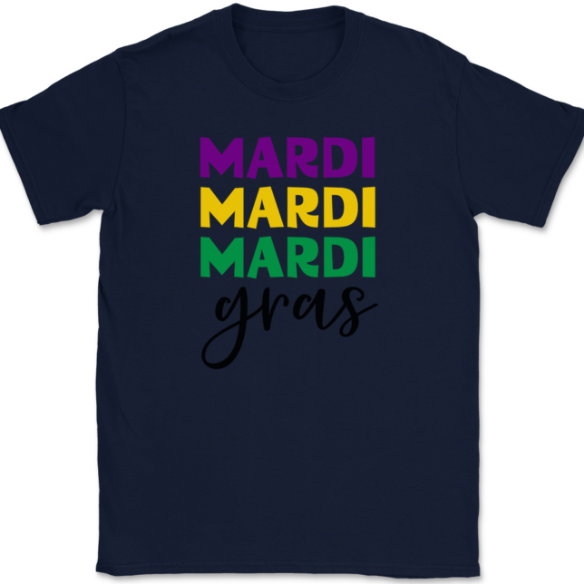 Mardi Gras Bold T-Shirt Mens Tee - Image 6