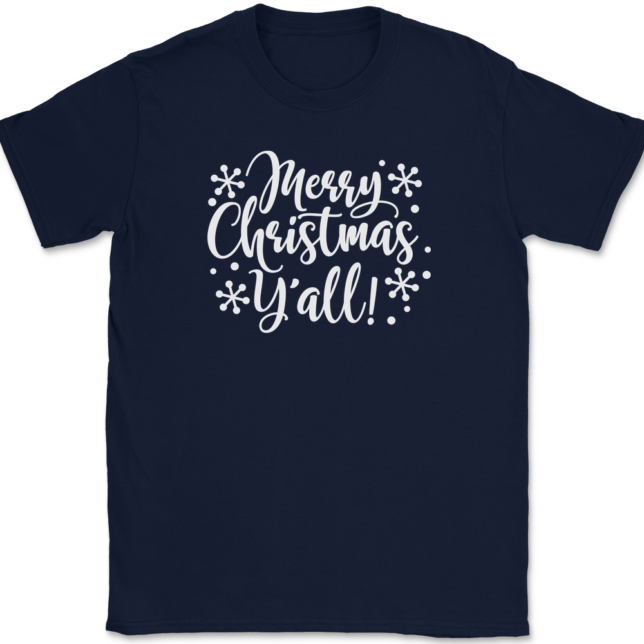 Merry Christmas Yall T-Shirt Mens Tee - Image 6