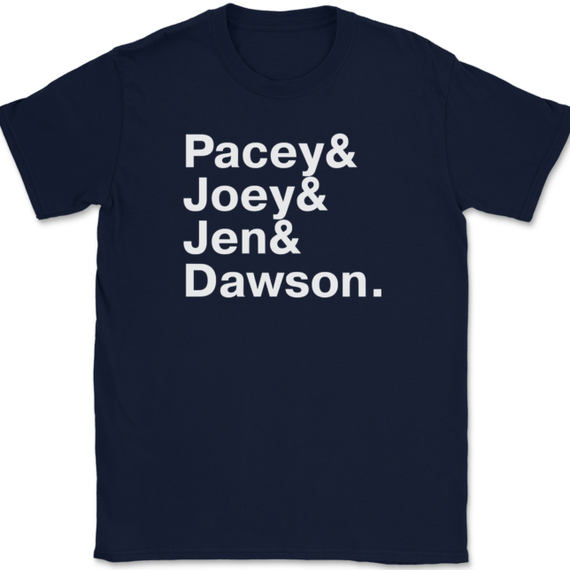 Dawson's Creek Names T-Shirt Mens Tee - Image 6