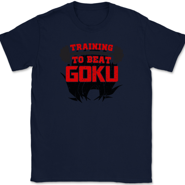 Training To Beat Goku T-Shirt Mens Tee - Image 6