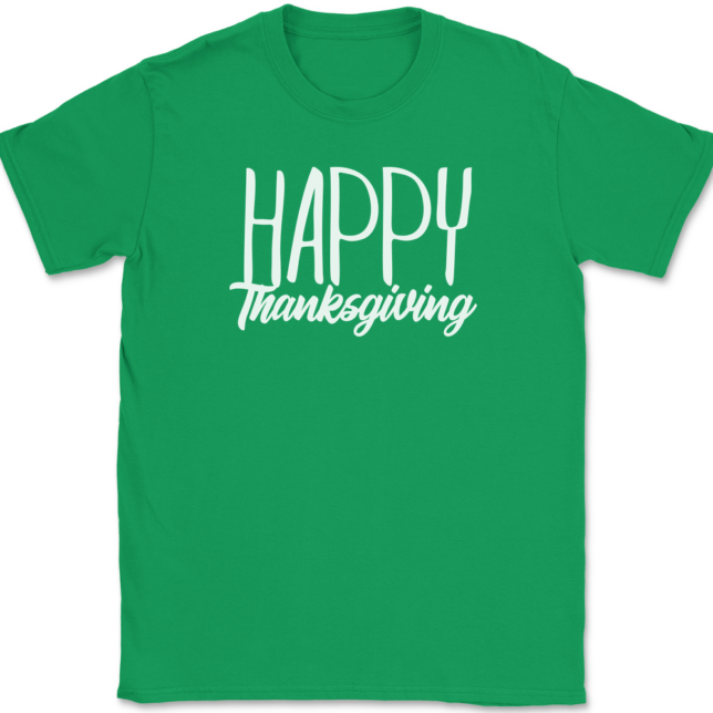 Happy Thankgiving T-Shirt Mens Tee - Image 7