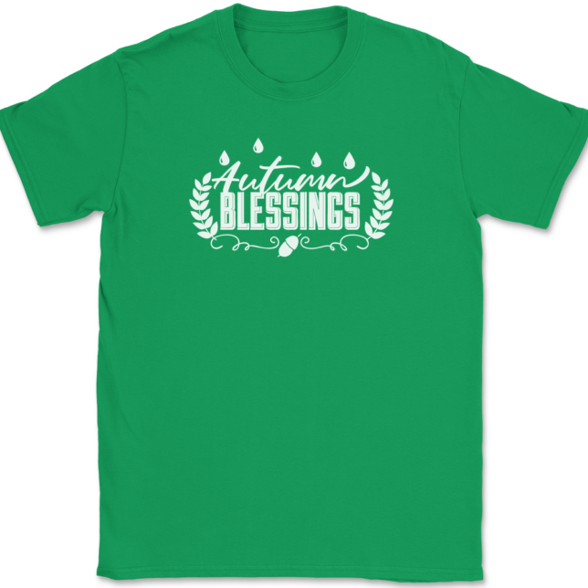 Autumn Blessings T-Shirt Mens Tee - Image 7