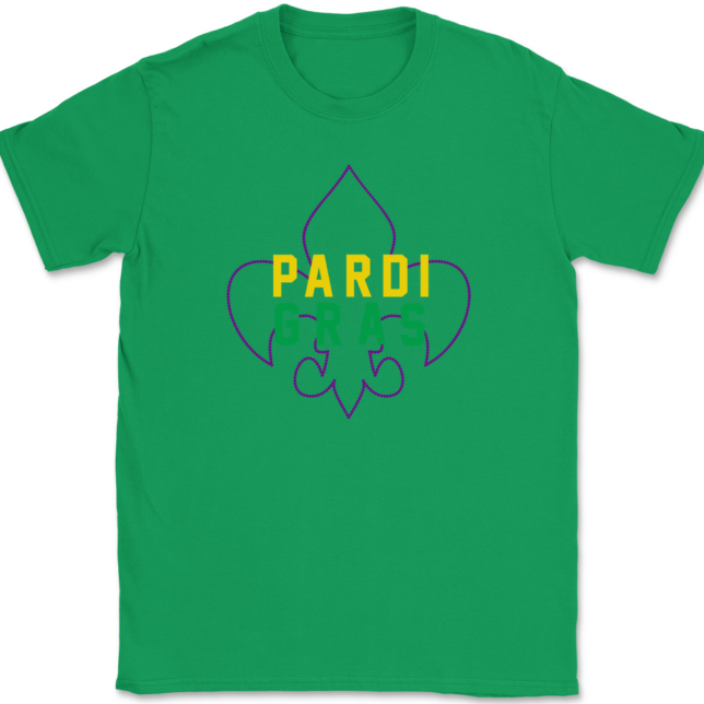 Mardi Gras Pardi Gras T-Shirt Mens Tee - Image 7