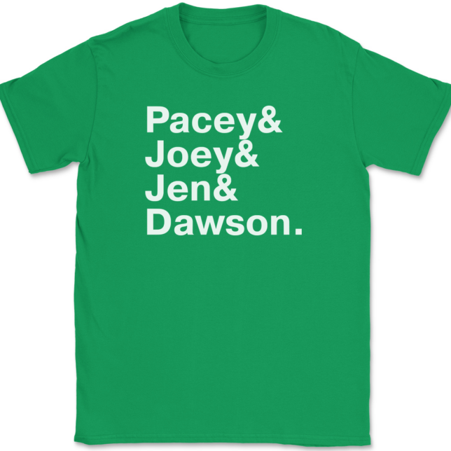 Dawson's Creek Names T-Shirt Mens Tee - Image 7