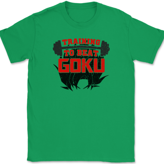 Training To Beat Goku T-Shirt Mens Tee - Image 7