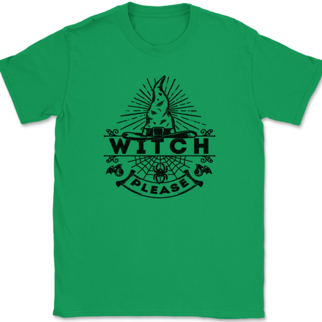 Witch Please T-Shirt Mens Tee - Image 7