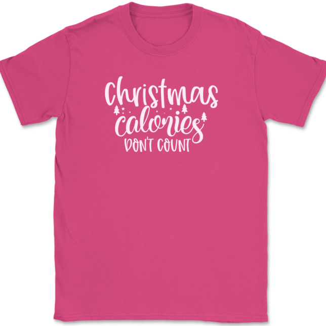 Christmas Calories Don't Count T-Shirt Mens Tee - Image 8