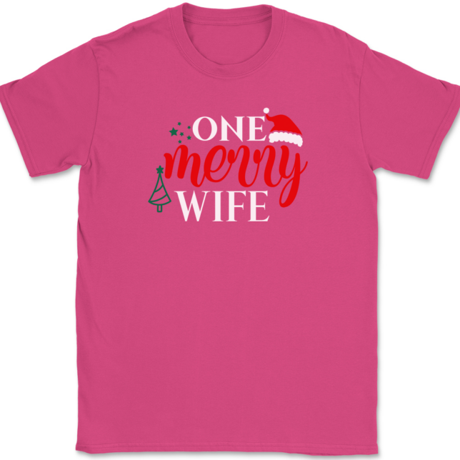 One Merry Wife T-Shirt Mens Tee - Image 8