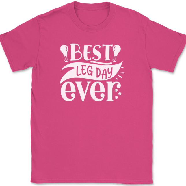 Best Leg Day Ever T-Shirt Mens Tee - Image 8