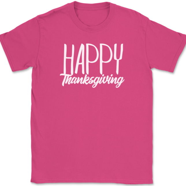 Happy Thankgiving T-Shirt Mens Tee - Image 8