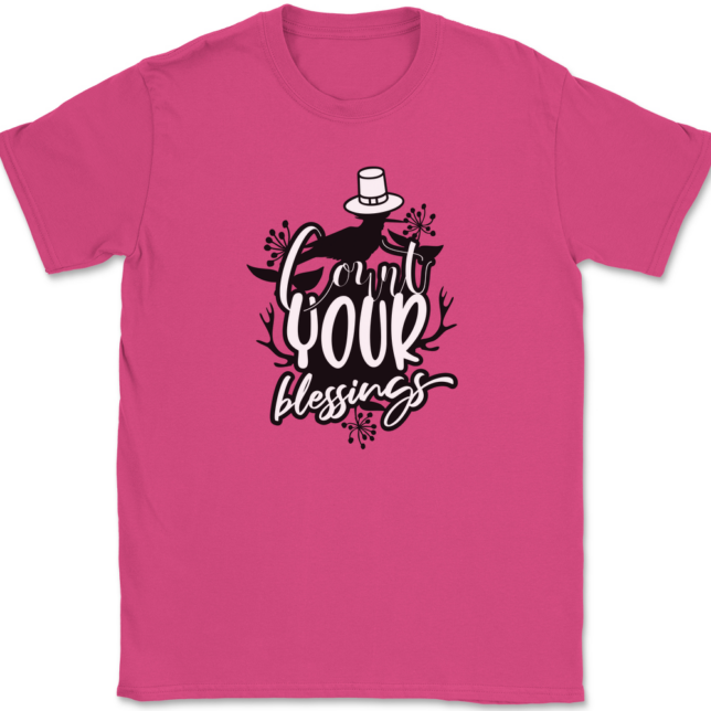 Count Your Blessings T-Shirt Mens Tee - Image 6