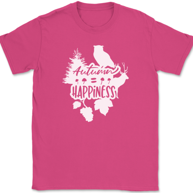 Autumn Happiness T-Shirt Mens Tee - Image 8