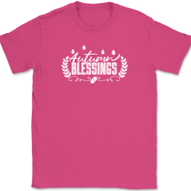 Autumn Blessings T-Shirt Mens Tee - Image 8