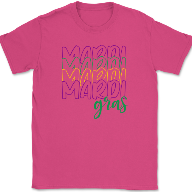 Mardi Mardi Mardi Mardi Gras T-Shirt Mens Tee - Image 8