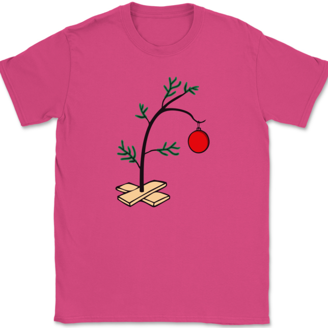 Charlie Brown Christmas Tree T-Shirt Mens Tee - Image 8