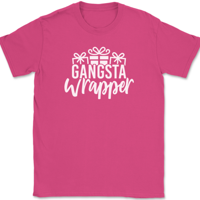 Gangsta Wrapper T-Shirt Mens Tee - Image 8