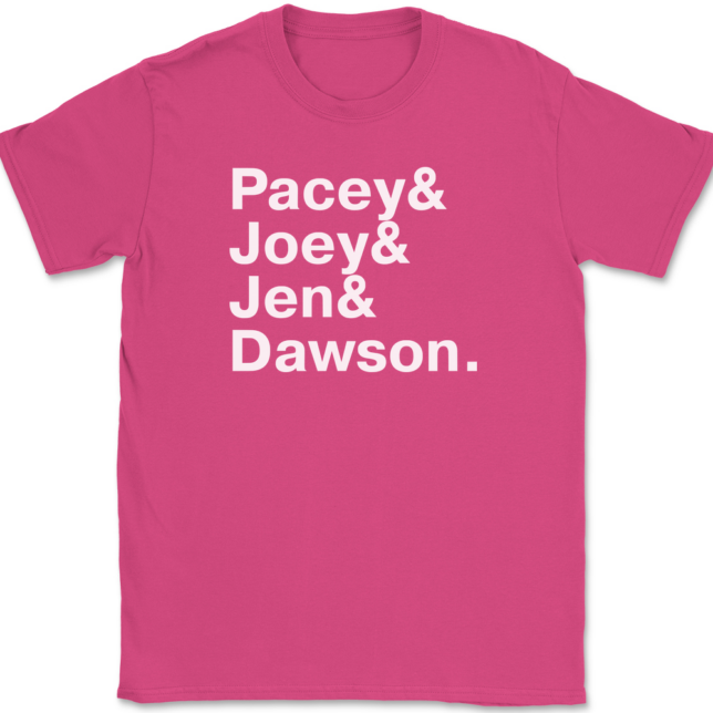 Dawson's Creek Names T-Shirt Mens Tee - Image 8