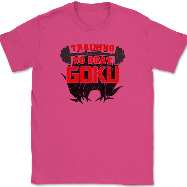 Training To Beat Goku T-Shirt Mens Tee - Image 8