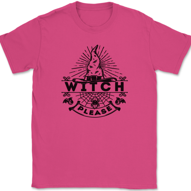 Witch Please T-Shirt Mens Tee - Image 8