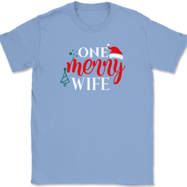 One Merry Wife T-Shirt Mens Tee - Image 9