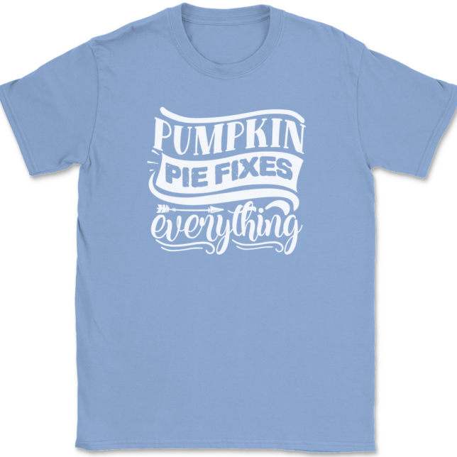 Pumpkin Pie Fixes Everything T-Shirt Mens Tee - Image 9