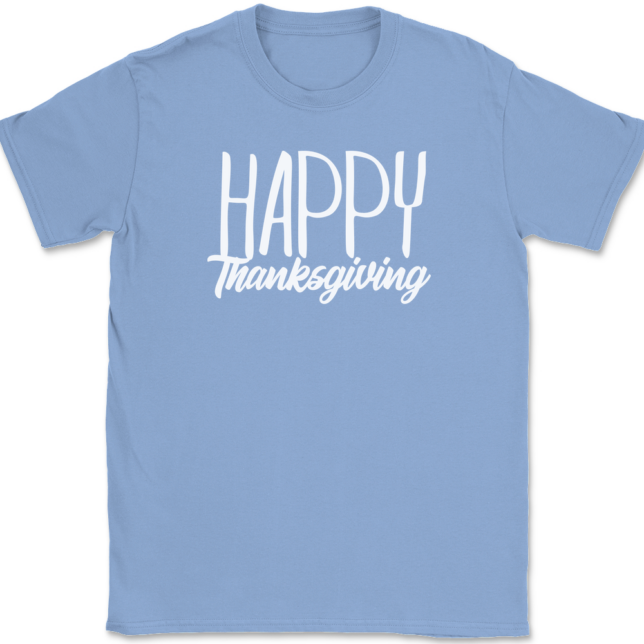 Happy Thankgiving T-Shirt Mens Tee - Image 9