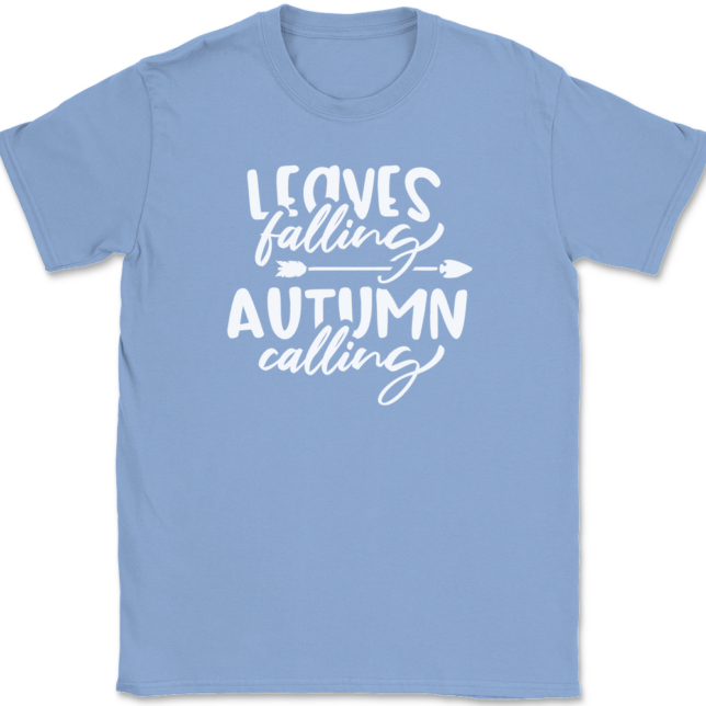 Leaves Falling Autumn Calling T-Shirt Mens Tee - Image 9