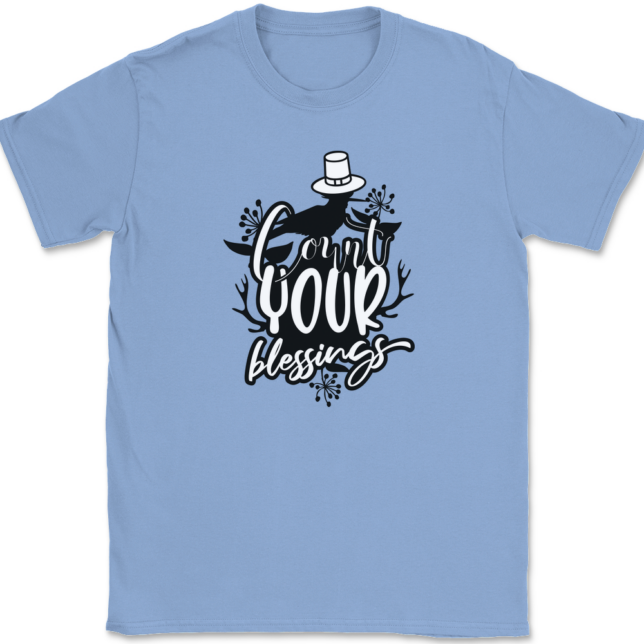 Count Your Blessings T-Shirt Mens Tee - Image 7