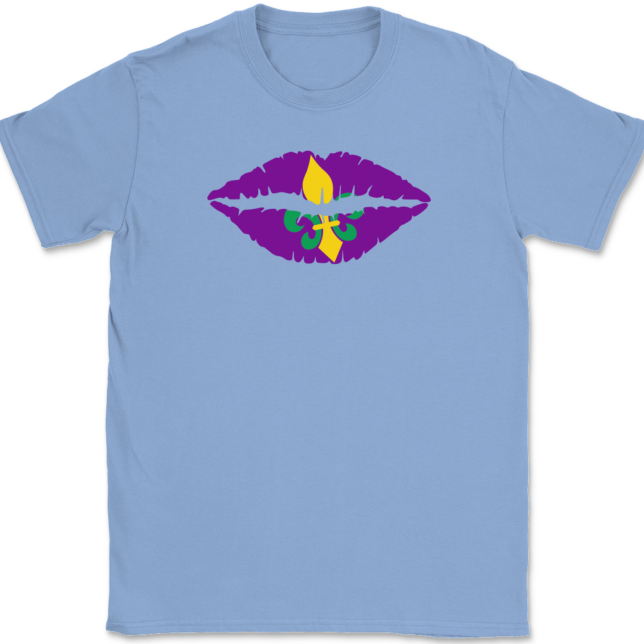 Fleur-de-Lips Mardi Gras T-Shirt Mens Tee - Image 9