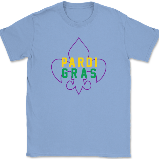 Mardi Gras Pardi Gras T-Shirt Mens Tee - Image 9