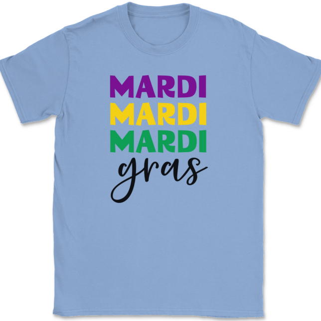 Mardi Gras Bold T-Shirt Mens Tee - Image 9