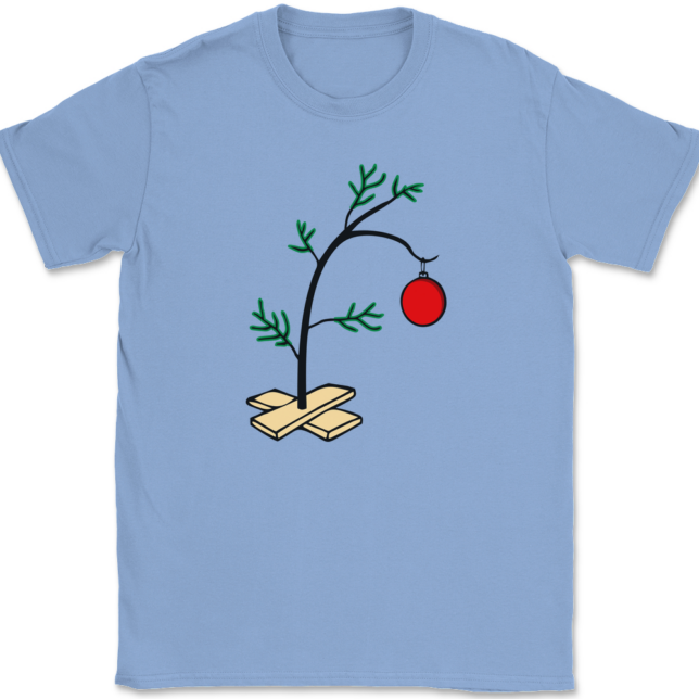 Charlie Brown Christmas Tree T-Shirt Mens Tee - Image 9