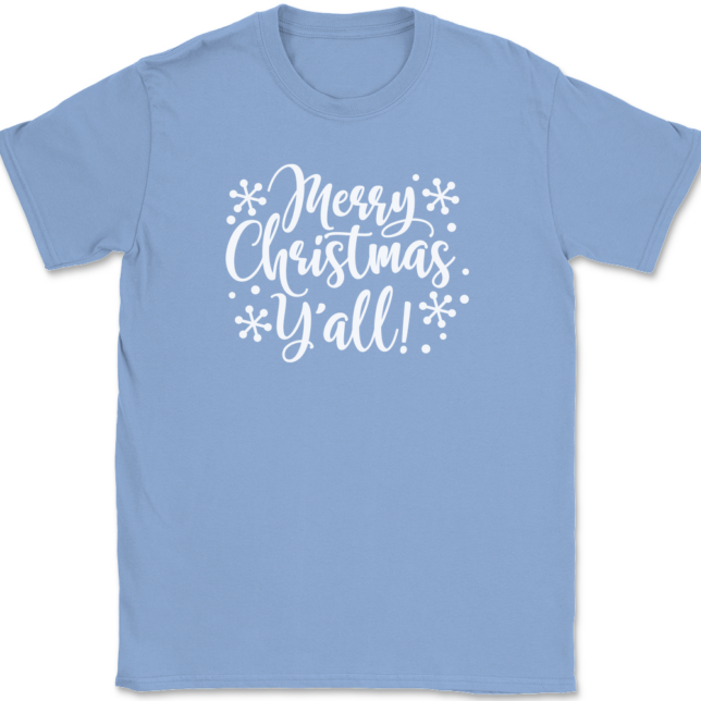 Merry Christmas Yall T-Shirt Mens Tee - Image 9