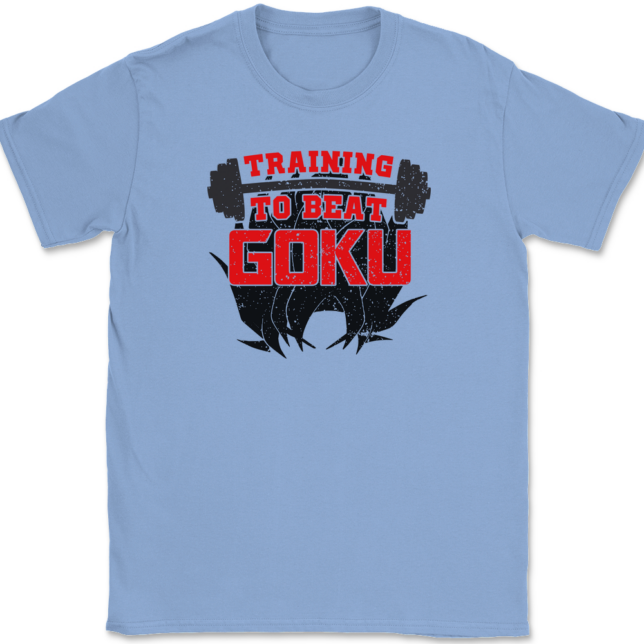 Training To Beat Goku T-Shirt Mens Tee - Image 9