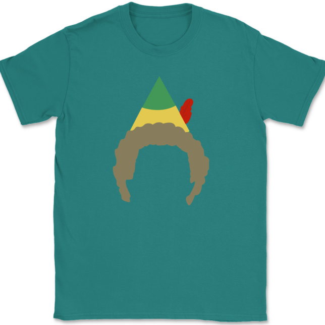 Buddy's Head The Elf T-Shirt Mens Tee - Image 10