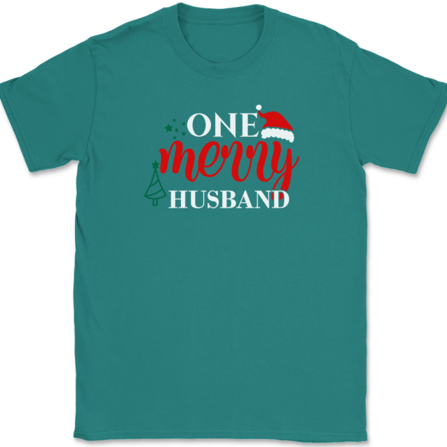 One Merry Husband T-Shirt Mens Tee - Image 10