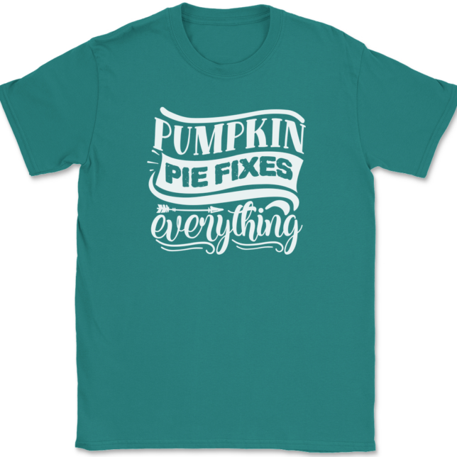 Pumpkin Pie Fixes Everything T-Shirt Mens Tee - Image 10