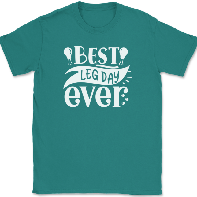 Best Leg Day Ever T-Shirt Mens Tee - Image 10