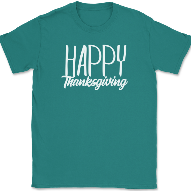 Happy Thankgiving T-Shirt Mens Tee - Image 10