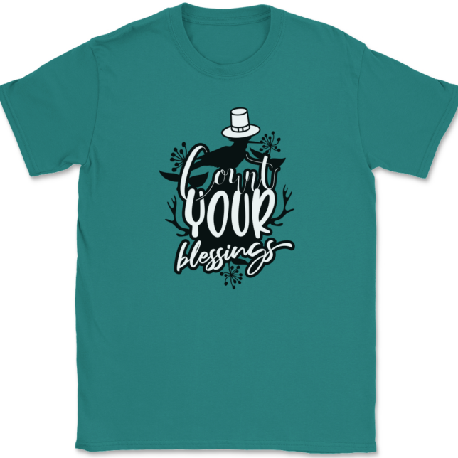Count Your Blessings T-Shirt Mens Tee - Image 8