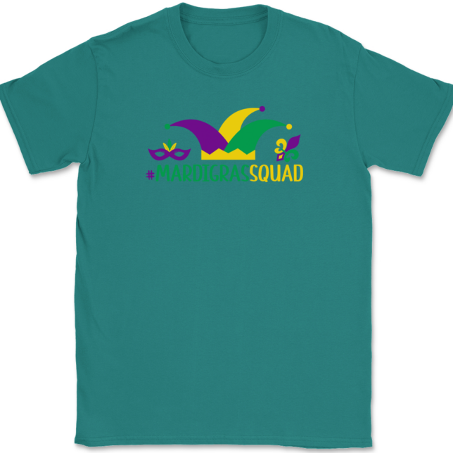 Mardi Gras Squad T-Shirt Mens Tee - Image 10