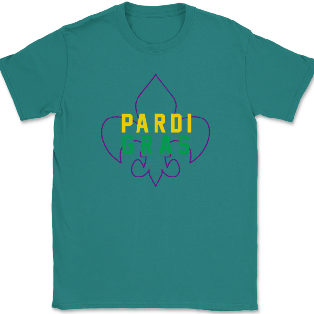 Mardi Gras Pardi Gras T-Shirt Mens Tee - Image 10