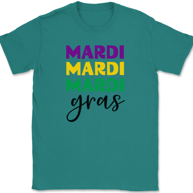 Mardi Gras Bold T-Shirt Mens Tee - Image 10