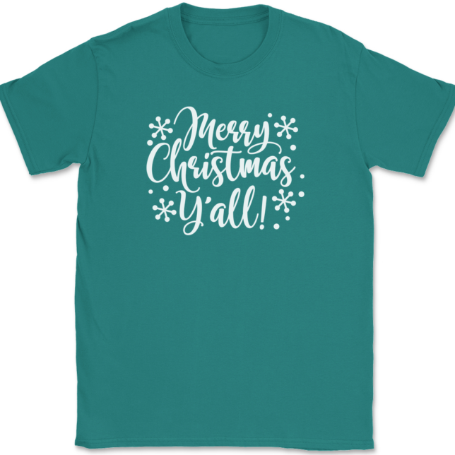 Merry Christmas Yall T-Shirt Mens Tee - Image 10